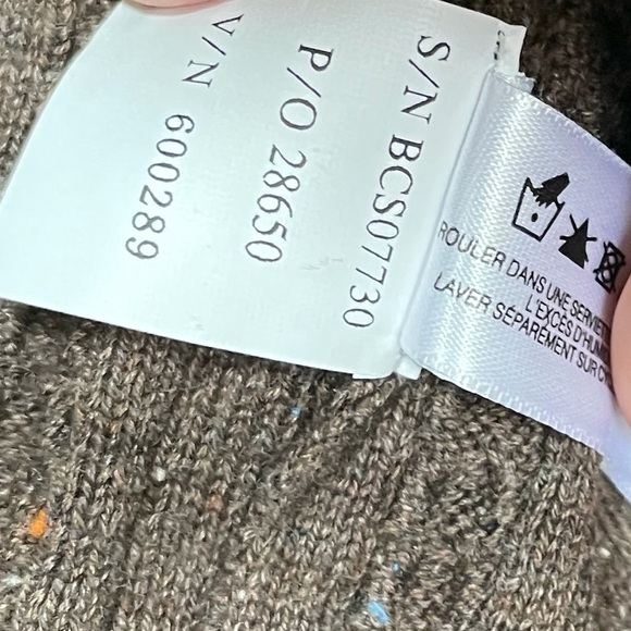 New Cutter and Buck brown cable knit sweater size 1XB - Picture 7 of 9